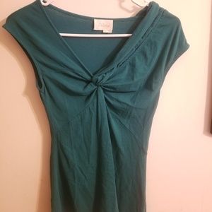 Deletta XS Green Sleeveless Top